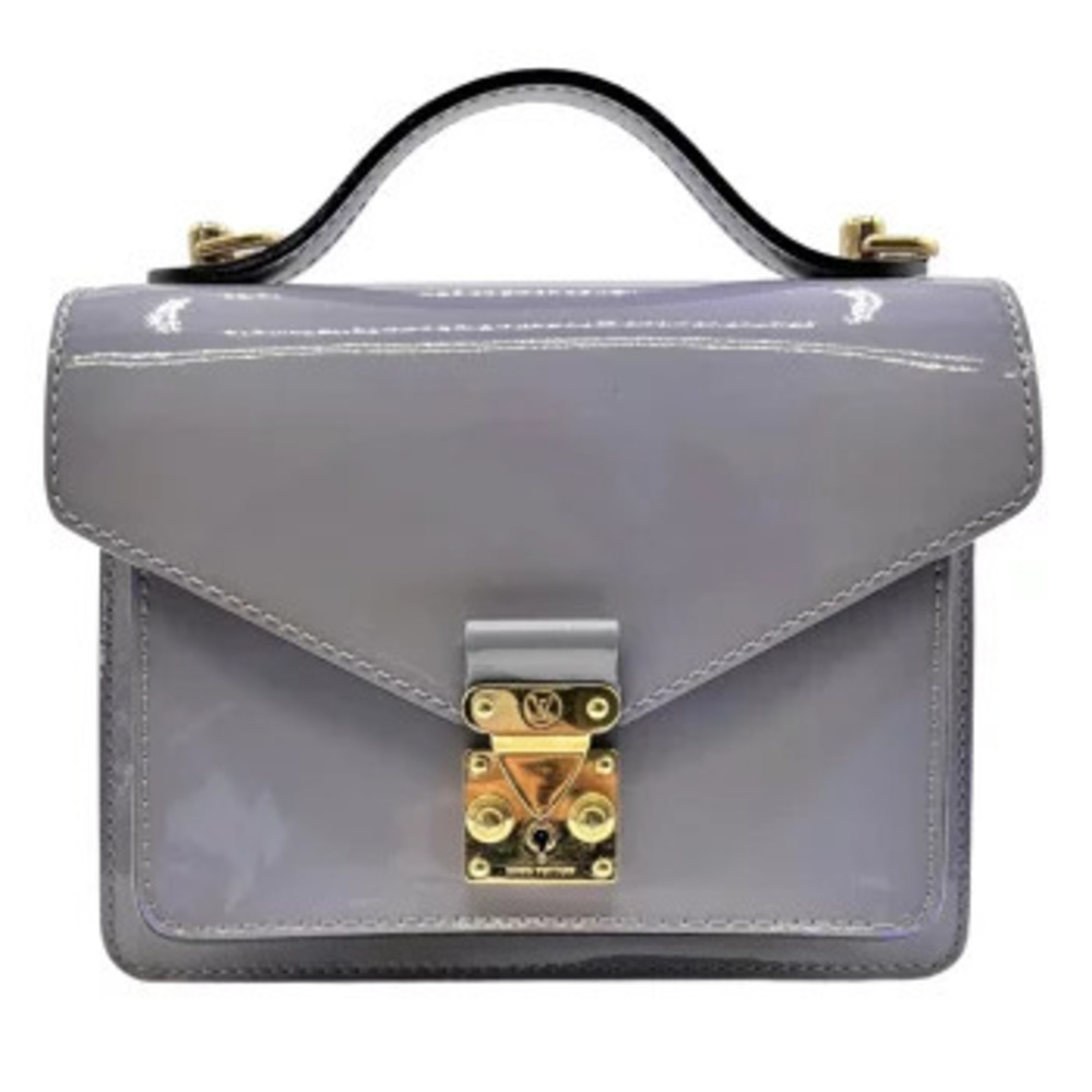 LOUIS VUITTON Vernis Monceau Lilac Handbag